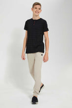 تنزيل الصورة على معرض الصور، Redtag-Beige-Pique-Active-Pants-Joggers-Senior-Boys-9 to 14 Years
