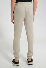 تنزيل الصورة على معرض الصور، Redtag-Beige-Pique-Active-Pants-Joggers-Senior-Boys-9 to 14 Years