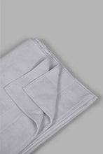 Load image into Gallery viewer, Redtag-Light-Grey-Textured-Cotton-Beach-Towel-Beach-Towels-Home-Bathroom-