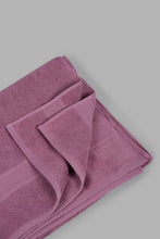 Load image into Gallery viewer, Redtag-Purple-Textured-Cotton-Beach-Towel-Category:Towels,-Colour:Purple,-Filter:Home-Bathroom,-HMW-BAC-Tow-Towels,-New-In,-New-In-HMW-BAC,-Non-Sale,-S22C,-Section:Homewares-Home-Bathroom-