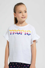 تنزيل الصورة على معرض الصور، Redtag-White-Nightsuit-With-Applique-Work-Pyjama-Sets-Girls-2 to 8 Years