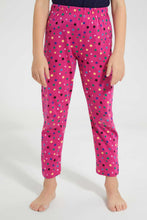 تنزيل الصورة على معرض الصور، Redtag-Navy-Nightsuit-Pyjama-Sets-Girls-2 to 8 Years