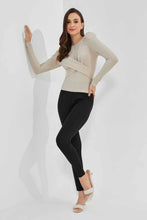 Load image into Gallery viewer, Redtag-Ivory-Front-Crossover-Details-Top-Category:Blouses,-Colour:Ivory,-EID,-Filter:Women's-Clothing,-New-In,-New-In-Women,-Non-Sale,-Section:Women,-W22O,-Women-Blouses-Women's-