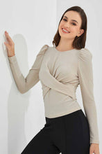 Load image into Gallery viewer, Redtag-Ivory-Front-Crossover-Details-Top-Category:Blouses,-Colour:Ivory,-EID,-Filter:Women's-Clothing,-New-In,-New-In-Women,-Non-Sale,-Section:Women,-W22O,-Women-Blouses-Women's-