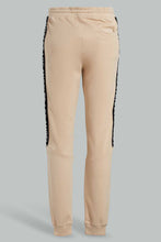 Load image into Gallery viewer, Redtag-Beige-Side-Tape-Active-Pants-Joggers-Senior-Boys-9 to 14 Years