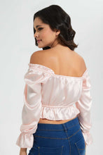 Load image into Gallery viewer, Redtag-Pink-Top-With-Peplum-At-Waist-Blouses-Women's-
