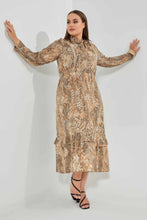 Load image into Gallery viewer, Redtag-Assorted-Animal-Printed-Ruffled-Hem-Dress-Dresses-Women's-