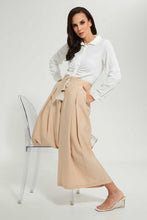Load image into Gallery viewer, Redtag-Off-White-Collared-Blouse-Blouses--