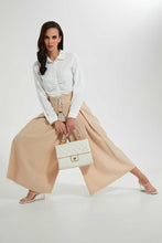 Load image into Gallery viewer, Redtag-Off-White-Collared-Blouse-Blouses--