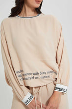 Load image into Gallery viewer, Redtag-Beige-Longsleeve-Blouse-Blouses--