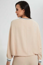 Load image into Gallery viewer, Redtag-Beige-Longsleeve-Blouse-Blouses--
