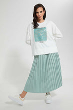 تنزيل الصورة على معرض الصور، Redtag-Green-Longsleeve-Blouse-Blouses--