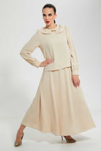 Load image into Gallery viewer, Redtag-Beige-Longsleeve-Blouse-Blouses--