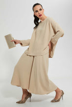 Load image into Gallery viewer, Redtag-Beige-Longsleeve-Blouse-Blouses--