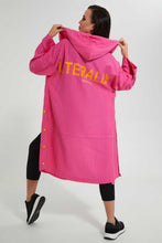 Load image into Gallery viewer, Redtag-Fuchsia-Longsleeve-Dress-Blouses--