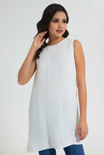 Load image into Gallery viewer, Redtag-Off-White-Sleeveless-Blouse-Tops-Women's-