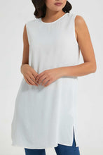 Load image into Gallery viewer, Redtag-Off-White-Sleeveless-Blouse-Tops-Women's-