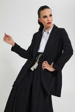 Load image into Gallery viewer, Redtag-Black-Collared-Cardigan-Cardigans--
