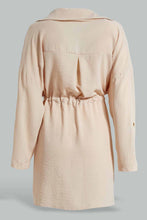 تنزيل الصورة على معرض الصور، Redtag-Beige-Collared-Open-Cardigan-Cardigans-Women's-