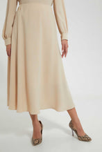 Load image into Gallery viewer, Redtag-Beige-Knee-Length-Skirt-Skirts--