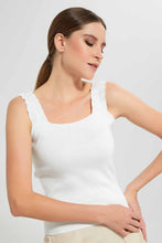 تنزيل الصورة على معرض الصور، Redtag-White-Jersey-Top-With-Ruffled-Hem-Tops-Women's-
