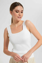 تنزيل الصورة على معرض الصور، Redtag-White-Jersey-Top-With-Ruffled-Hem-Tops-Women's-