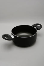 Load image into Gallery viewer, Black Aluminum Nonstick Dutch Oven With Glass Lid (18cm)