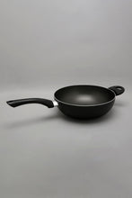 Load image into Gallery viewer, Black Aluminum Nonstick Wok Pan (24cm)