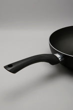 Load image into Gallery viewer, Black Aluminum Nonstick Wok Pan (24cm)