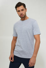تنزيل الصورة على معرض الصور، Grey Plain Crew Neck T-Shirt - REDTAG