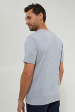 تنزيل الصورة على معرض الصور، Grey Plain Crew Neck T-Shirt - REDTAG