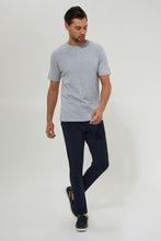 تنزيل الصورة على معرض الصور، Grey Plain Crew Neck T-Shirt - REDTAG