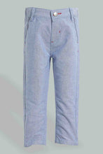 Load image into Gallery viewer, Blue Chino Trouser With Tipping Pocket For Baby Boys