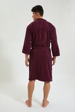 Load image into Gallery viewer, Purple Kimono Bathrobe