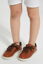 Load image into Gallery viewer, Tan Lace Up Sneaker