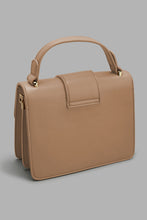 Load image into Gallery viewer, Tan Embellished Crossbody Bag