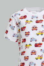 Load image into Gallery viewer, White Car T-Shirt For Baby Boys