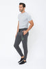 Charcoal Elastic Waist Jogger - REDTAG