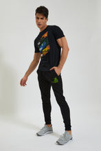 Load image into Gallery viewer, Black Elasticated Waist Jogger
