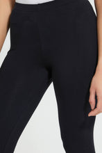 تنزيل الصورة على معرض الصور، Redtag-Black-Full-Length-Legging-Leggings-Women&#39;s-
