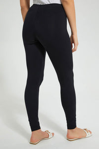 Redtag-Black-Full-Length-Legging-Leggings-Women's-