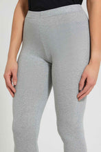 Load image into Gallery viewer, Redtag-Grey-Mélange-Legging-Leggings-Women&#39;s-
