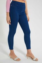 Load image into Gallery viewer, Redtag-Blue-Skinny-Jegging-Jeggings-Women&#39;s-
