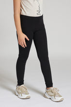 Load image into Gallery viewer, Black Plain Legging - REDTAG
