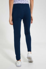 Load image into Gallery viewer, Navy Plain Legging
