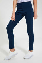 Load image into Gallery viewer, Navy Plain Legging
