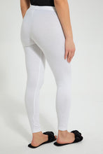 Load image into Gallery viewer, Redtag-White-Full-Length-Leggings-Leggings-Women&#39;s-
