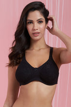 Load image into Gallery viewer, Black/Beige Full Coverage Bra (Pack Of 2) - REDTAG
