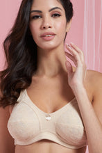 Load image into Gallery viewer, Black/Beige Full Coverage Bra (Pack Of 2) - REDTAG
