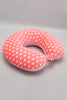 Pink Dotted Print Travel Neck Pillow